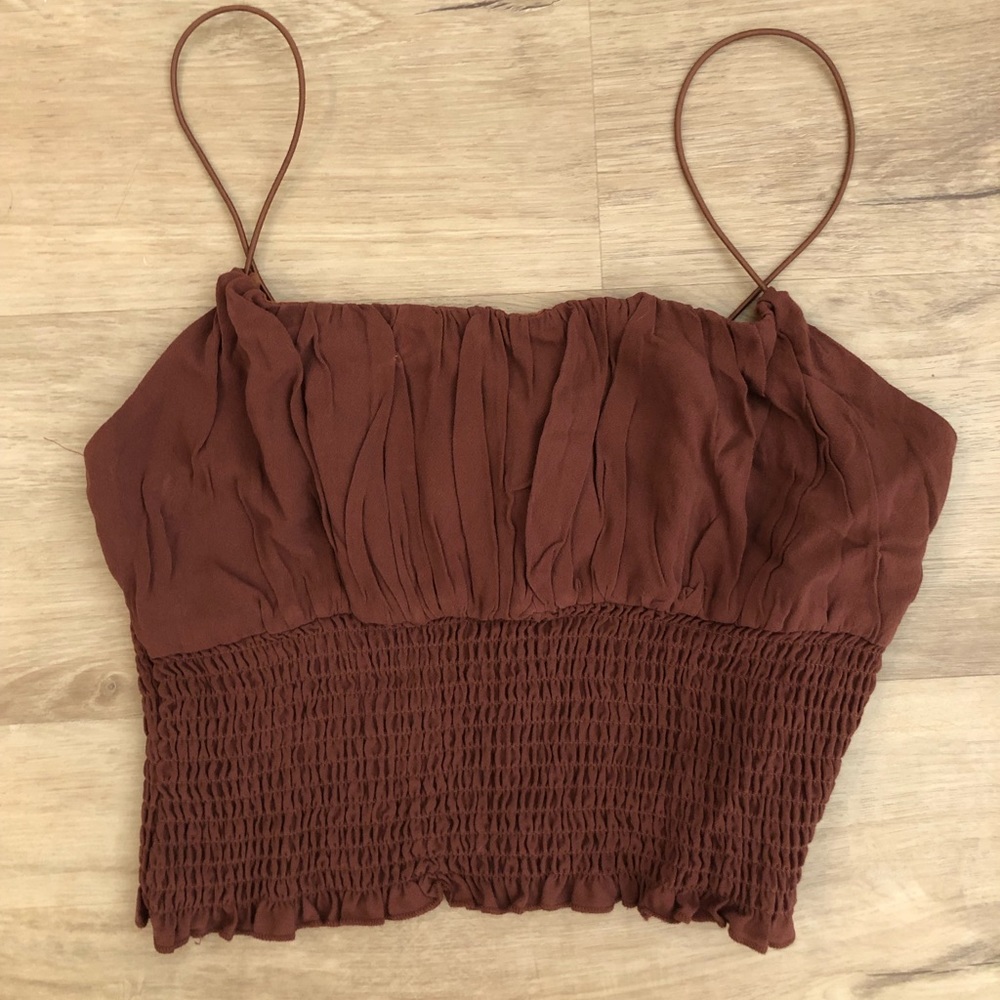 Pacsun Brown Crop top